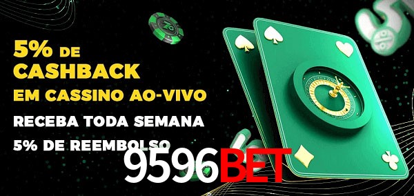 Promoções do cassino ao Vivo 9596BET